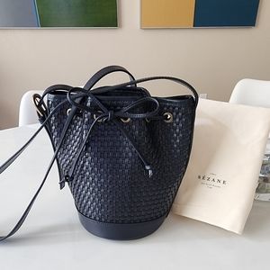 MINI FARROW BAG WOVEN NAVY